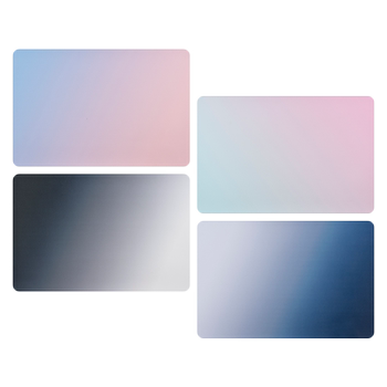 Onlycook gradient leather placemat waterproof and oil-resistant