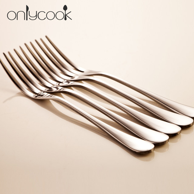 onlycook fruit fork stainless steel fork cake fork ສ້າງສັນ mooncake fork dessert fork fruit pick 5 set