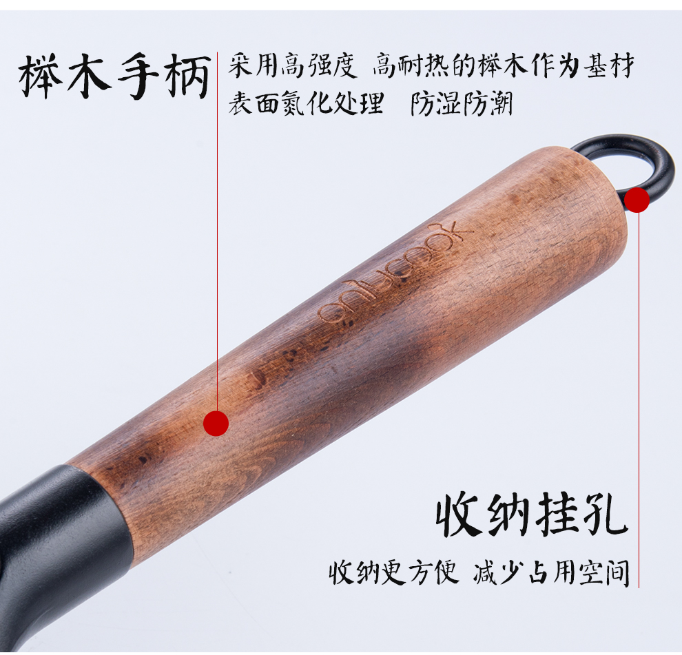 Onlycook nồi gang kiểu cũ Nhà bếp chảo không dễ nấu nồi cảm ứng để nấu lẩu chảo chiên