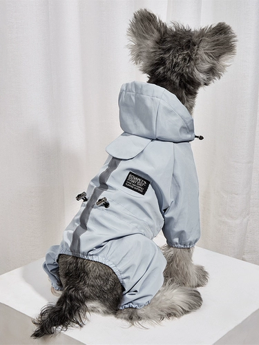 Тедди щенка Пейнс -плащ с четырьмя перевернутыми водонепроницаемы