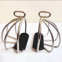 Saddles and harness accessories electroplated stainless steel safety stirrups safety protective covers stirrups equestrian supplies new products