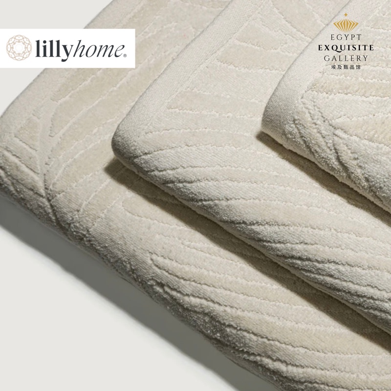 Egyptian Lillyhome Luxury Egyptian Cotton Towels, Face Towels, High-End Absorbent, Quick-Drying, Lint-Free
