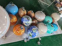 Acrylic eight major galaxies teaching model planet chandelier planet display model theme decorative chandelier pattern ball
