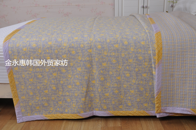 Hàn Quốc twill bông chần rửa giường bao gồm nệm Hàn Quốc tấm ga trải giường 200 * 230 có thể được bảo hiểm với cung cấp đặc biệt rộng bên