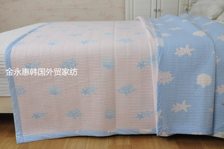 Hàn Quốc twill bông chần rửa giường bao gồm nệm Hàn Quốc tấm ga trải giường 200 * 230 có thể được bảo hiểm với cung cấp đặc biệt rộng bên