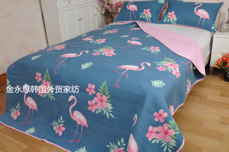 Khuyến mãi Hàn Quốc Twill Cotton Chần Bí Mật Road Rửa Mat Sheets Giường Cover Nệm Điều Hòa Không Khí Bộ Đồ Giường