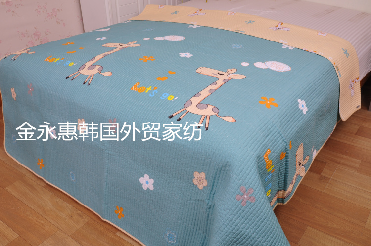 Khuyến mãi Hàn Quốc Twill Cotton Chần Bí Mật Road Rửa Mat Sheets Giường Cover Nệm Điều Hòa Không Khí Bộ Đồ Giường