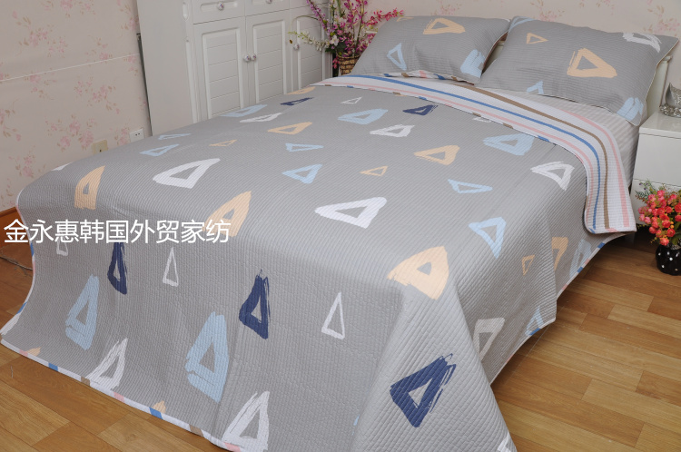 Khuyến mãi Hàn Quốc Twill Cotton Chần Bí Mật Road Rửa Mat Sheets Giường Cover Nệm Điều Hòa Không Khí Bộ Đồ Giường