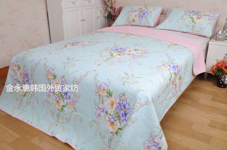 Khuyến mãi Hàn Quốc Twill Cotton Chần Bí Mật Road Rửa Mat Sheets Giường Cover Nệm Điều Hòa Không Khí Bộ Đồ Giường