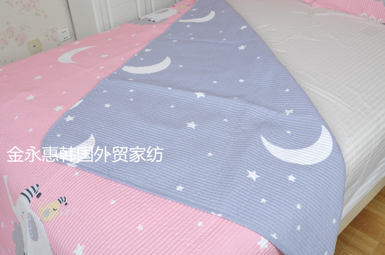 Khuyến mãi Hàn Quốc Twill Cotton Chần Bí Mật Road Rửa Mat Sheets Giường Cover Nệm Điều Hòa Không Khí Bộ Đồ Giường