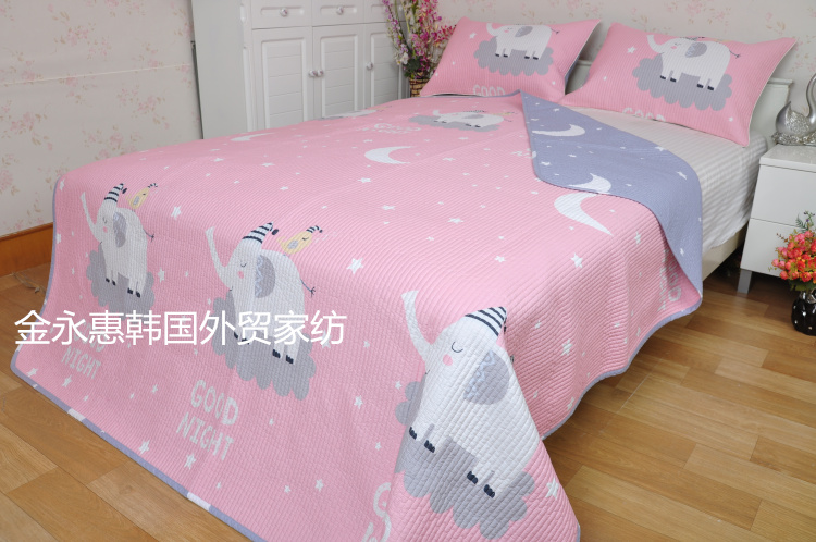 Khuyến mãi Hàn Quốc Twill Cotton Chần Bí Mật Road Rửa Mat Sheets Giường Cover Nệm Điều Hòa Không Khí Bộ Đồ Giường