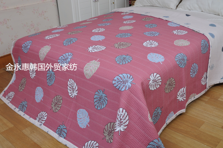 Hàn Quốc twill bông chần rửa giường bao gồm nệm Hàn Quốc tấm ga trải giường 200 * 230 có thể được bảo hiểm với cung cấp đặc biệt rộng bên