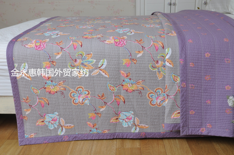 Hàn Quốc twill bông chần rửa giường bao gồm nệm Hàn Quốc tấm ga trải giường 200 * 230 có thể được bảo hiểm với cung cấp đặc biệt rộng bên