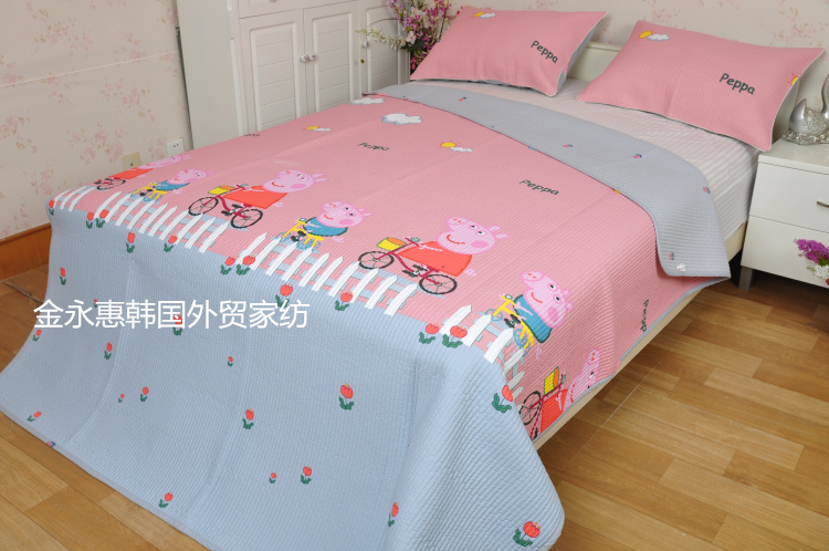 Khuyến mãi Hàn Quốc Twill Cotton Chần Bí Mật Road Rửa Mat Sheets Giường Cover Nệm Điều Hòa Không Khí Bộ Đồ Giường