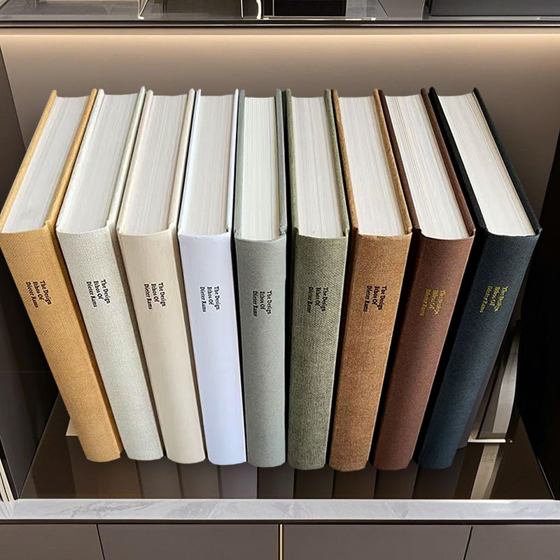 Textured and Heavy English Books for Model Room Decoration, Cloth-Covered Modern Minimalist Light Luxury Book Ornaments, Photo Props Textured and Heavy English Books for Model Room Decoration, Cloth-Covered Modern Minimalist Light Luxury Book Ornaments, Photo Props