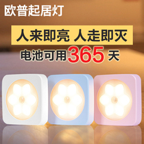 OPPLED LED LED Living Living Lighting Living Lightroom Battery Cabinet Bedroom Acoustic Automatic Night Light Lights