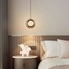 Bedroom Bedside Chandelier, Modern and Simple, Adjustable Height, High-End Light Luxury, Dining Room Bar Counter Small Chandelier, Master Bedroom Pendant Light