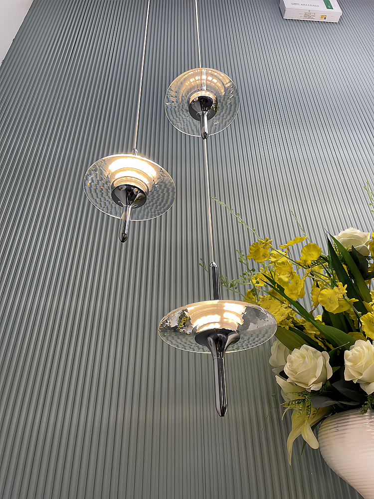 Light Luxury Crystal Chandelier Bedroom Bedside Foyer Villa Atmosphere Decorative Lamp Modern Minimalist Multi-Head Loft Staircase Lamp