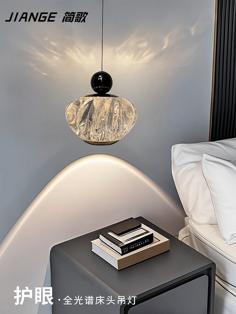Entrance Chandelier, Ambient Light for the Entrance, Bedside Bedroom Pendant Light, High-End Modern Minimalist Decoration, Study Room Small Chandelier