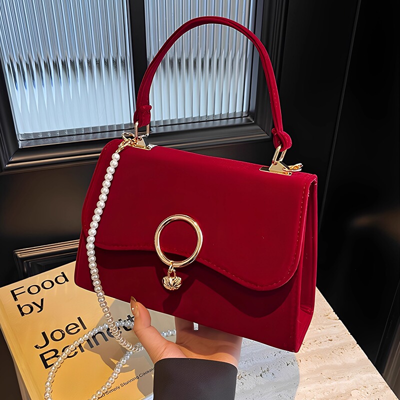 Wedding Handbag for the Bride, Red Wedding Dress Bag, Dress Bag, Cheongsam Small Bag, Chinese Wedding Bag