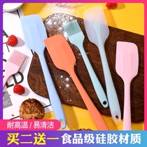 Silicone spatula Household baking high temperature resistant All-in-one cake cream spatula spatula oil brush Kitchen tools