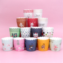 Cake paper cup Household baking steamed toast material High temperature large medium and small disposable paper Tomafin cup