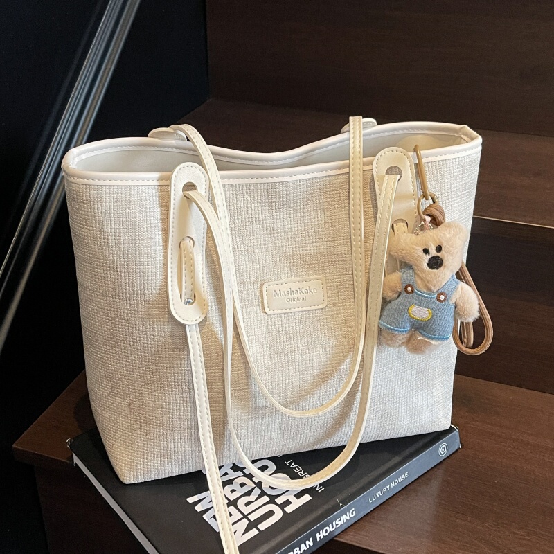 High-End Single-Shoulder Large Bag for Women, Summer 2025 New Versatile Large-Capacity Tote Bag, College Student Class and Commuting Bag