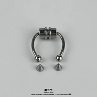 Стальной сменный пирсинг в нос