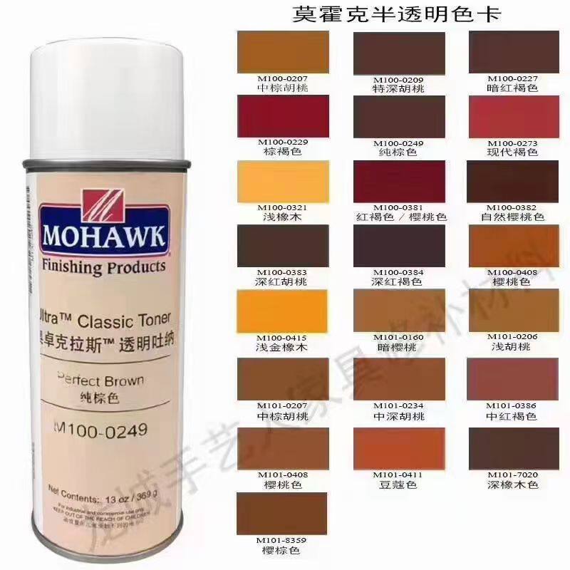 Mohawk spray paint tank M104 -F202 solid color surface lacquer Chengdu ivory white light black mercerized white