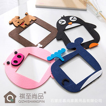 Qi to Shangpin cartoon switch stickers original green felt switch stickers high quality switch sets to support customization