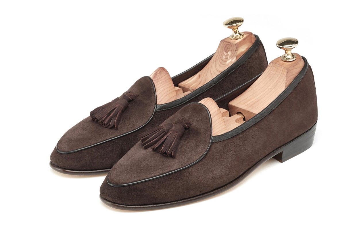 British gentleman's new men's shoes a pedal casual leather leather shoes youth shoes loafer shoes Korean version of the lazy tide shoes