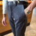 Thu đông mới Quần dài Hàn Quốc Quần nam đẹp trai Quần âu giản dị Nam Hàn phiên bản xu hướng quần nhung hoang dã quần thun dài nam Quần