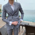 2019 Spring / Summer New South East Gate Hàn Quốc đúp Cut sọc Suit nam Thời Trang Han Quoc Suit Jacket 