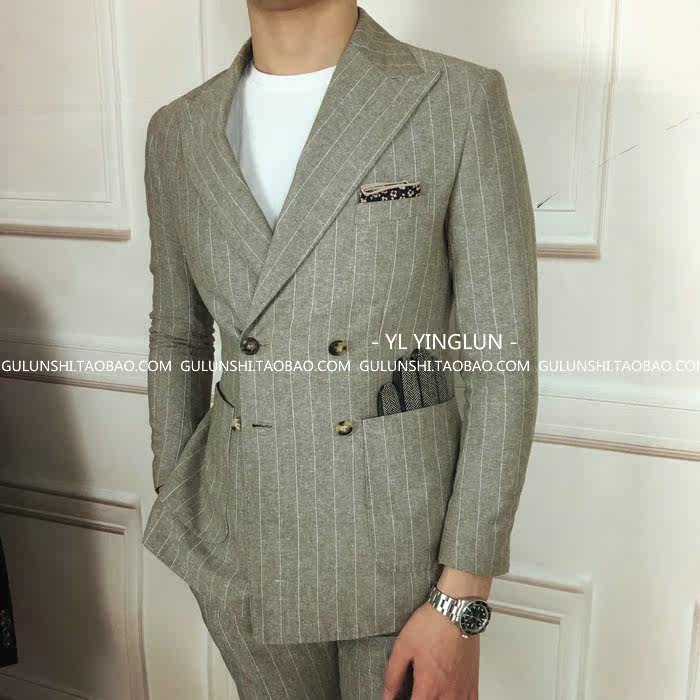 Costume homme en chanvre pour automne - Ref 1560587 Image 7