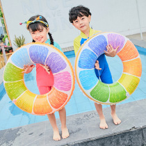 Fruit swimming ring children thick inflatable boy lifebuoy baby floating circle children underarm circle girl blisters