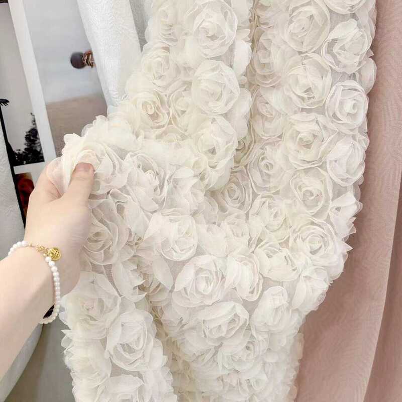 Jinyuan Lace Manor Rose Edge Lace 2024 New Curtain Accessories Lace Trim Jinyuan Lace Manor Rose Edge Lace 2024 New Curtain Accessories Lace Trim