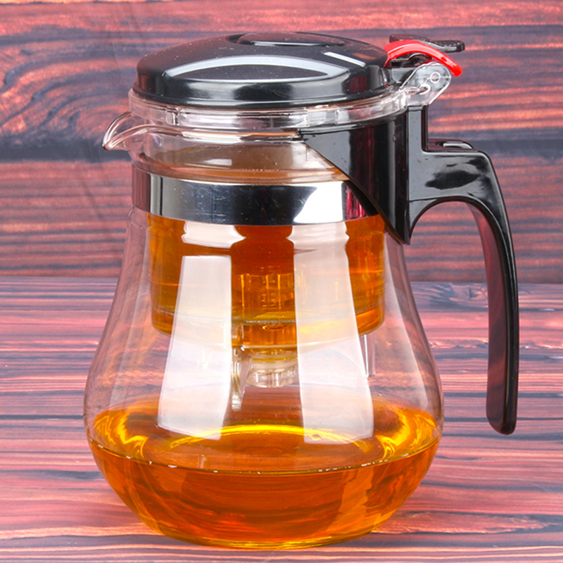 Thickened teapot high temperature elegant cup commercial large-capacity teapot Chinese flower teapot kettle 1200ml