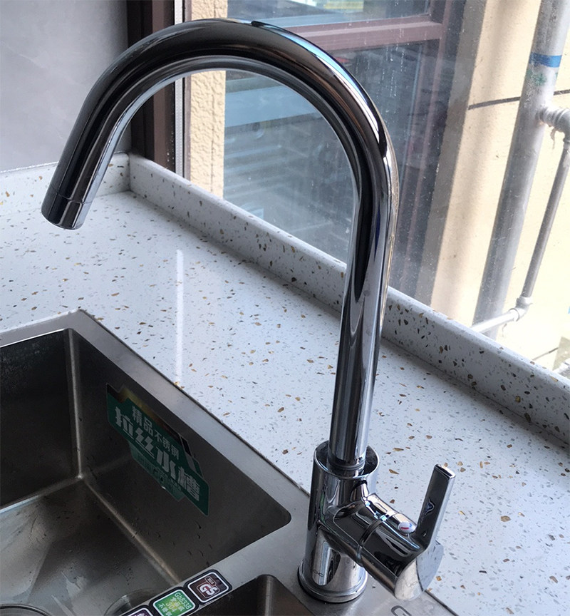 Nine Shepherds Single-hole hot and cold kitchen Home Sink Vegetable Basin Swivel Anti Splash tap 33080-229 123