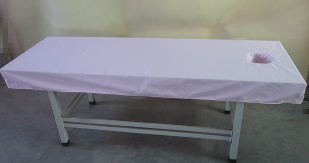 Nhà máy sản xuất tấm trực tiếp với giường massage đục lỗ ga bọc giường spa