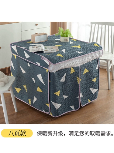 Выпечка пожарной столовой капюшона в зимнем столе Sifang 80x80 для выпечки пожарной крышка дома Новая электрическая огненная печь Электрическая настольная крышка ткани 6