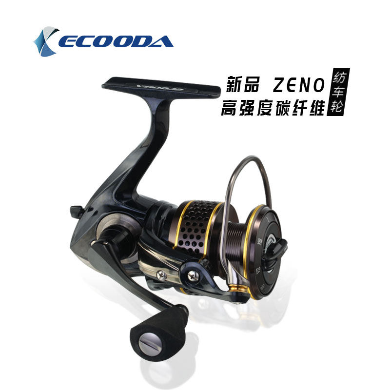 ECOODA ZENO carbon wire winder 11-axis lightweight wire winder Rock fishing sea fishing boat fishing Luya wheel