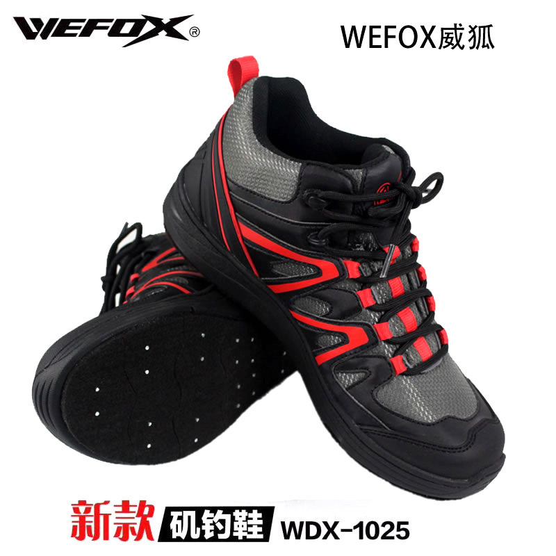 Taiwan Weihu new WEFOX Fishing Shoes WDX-1025 Men Non-slip Felt Bottom Pedaling Reef Schaoxe Fishing Shoes