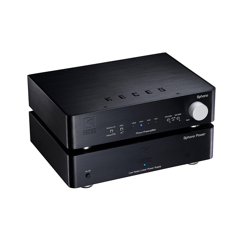 KECES Kelle Sphono Black Rubber Singing MM MC Singing Stop Amplifier external power supply support multi - singing arm