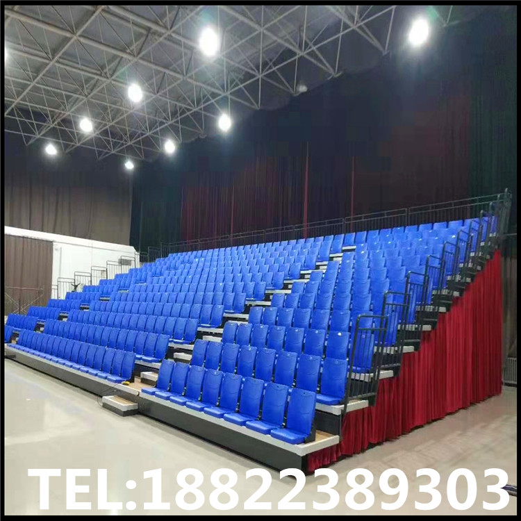 Customised Electric Telescopic Seat Gymnasium Hollow Blow Molding Flap Movie Theatre Event Watch Stand Folding Soft Bag Seat