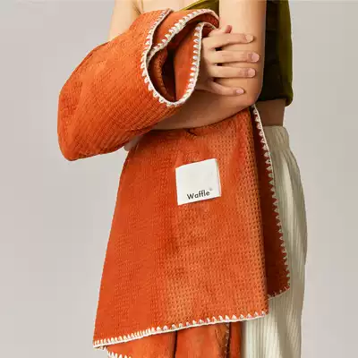 Children's Blanket Spring and Autumn Waffle Coral Velvet Blanket Office Nap Student Four Seasons Cover Carpet