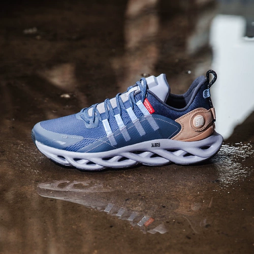 Li Ning, демисезонные зимние ветрозащитные водоотталкивающие дышащие износостойкие беговые кроссовки с амортизацией