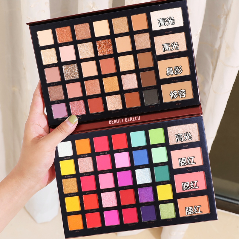 Beautyglazed Contouring Highlighter Blush Eyeshadow All-In-One Palette Cos Stage Makeup Colorful Multi-Functional Eyeshadow Palette Beautyglazed Contouring Highlighter Blush Eyeshadow All-In-One Palette Cos Stage Makeup Colorful Multi-Functional Eyeshadow Palette
