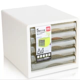 Бесплатная доставка 9777 Пятислойный файловый шкаф цвет 5 -Layer Desktop File Cabine Ящик пластиковый шкаф для хранения данных шкаф