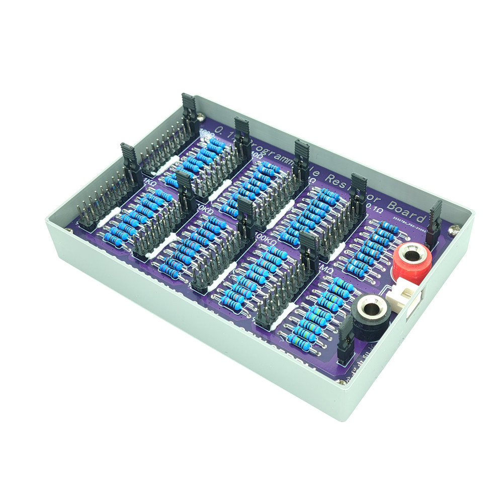 0.1ω-9.9999999mω, 25ppm programmable resistance box, the secret weapon ...