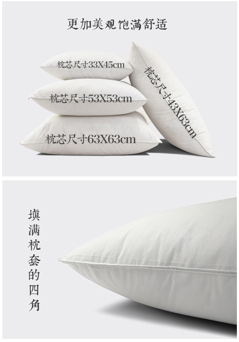 Đệm nữ hoàng sofa gối lông nhung lõi gối trắng tinh khiết nhà trở lại giường lông nhung đệm lõi Chăn gối văn phòng 2 trong 1